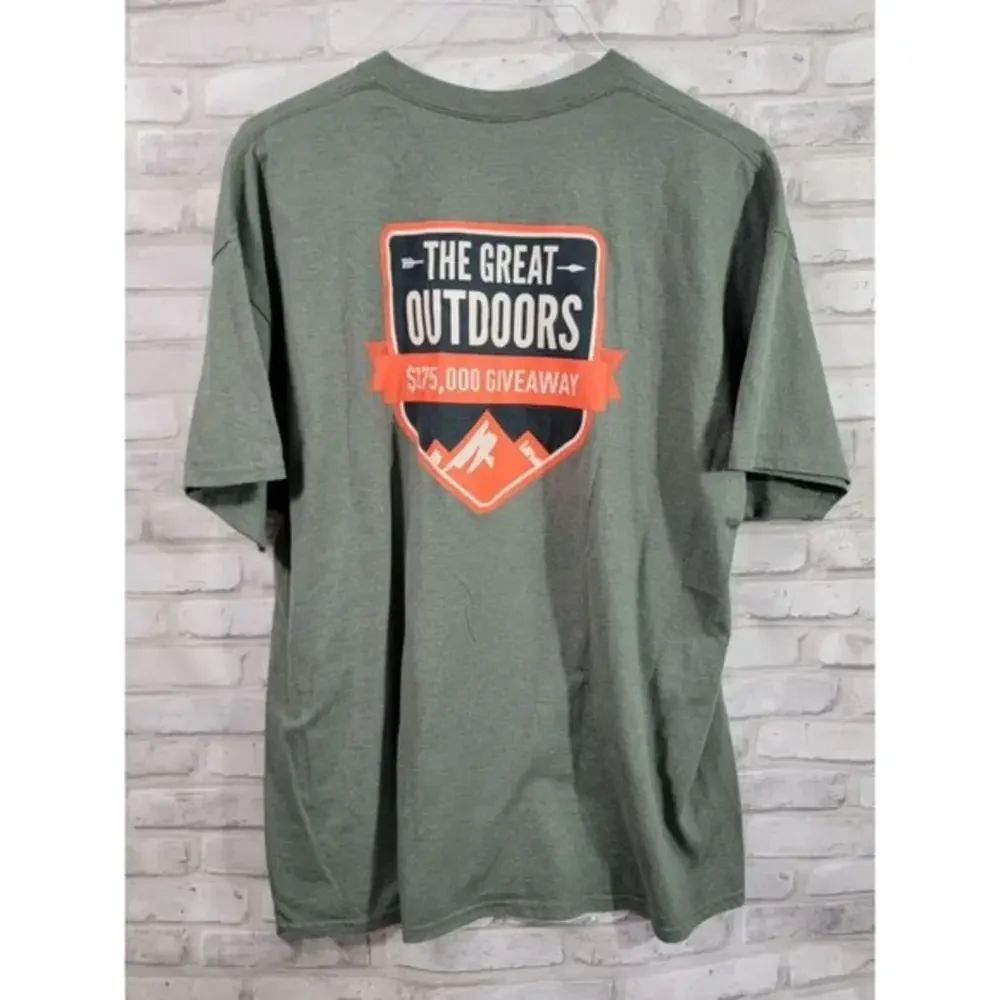 The‎ Great Outdoors MGM Green Orange Graphic T-Shirt Size 2XL